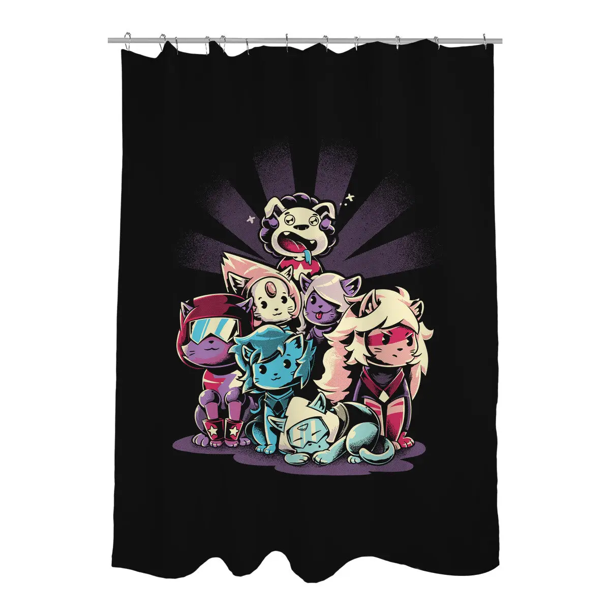 Cute Gems Shower Curtains