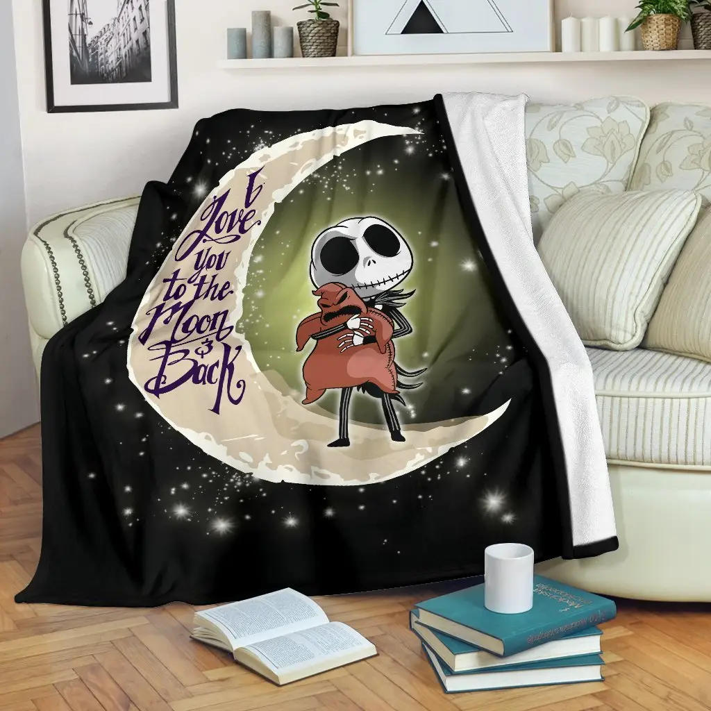 Cute Jack Skellington Blanket 1