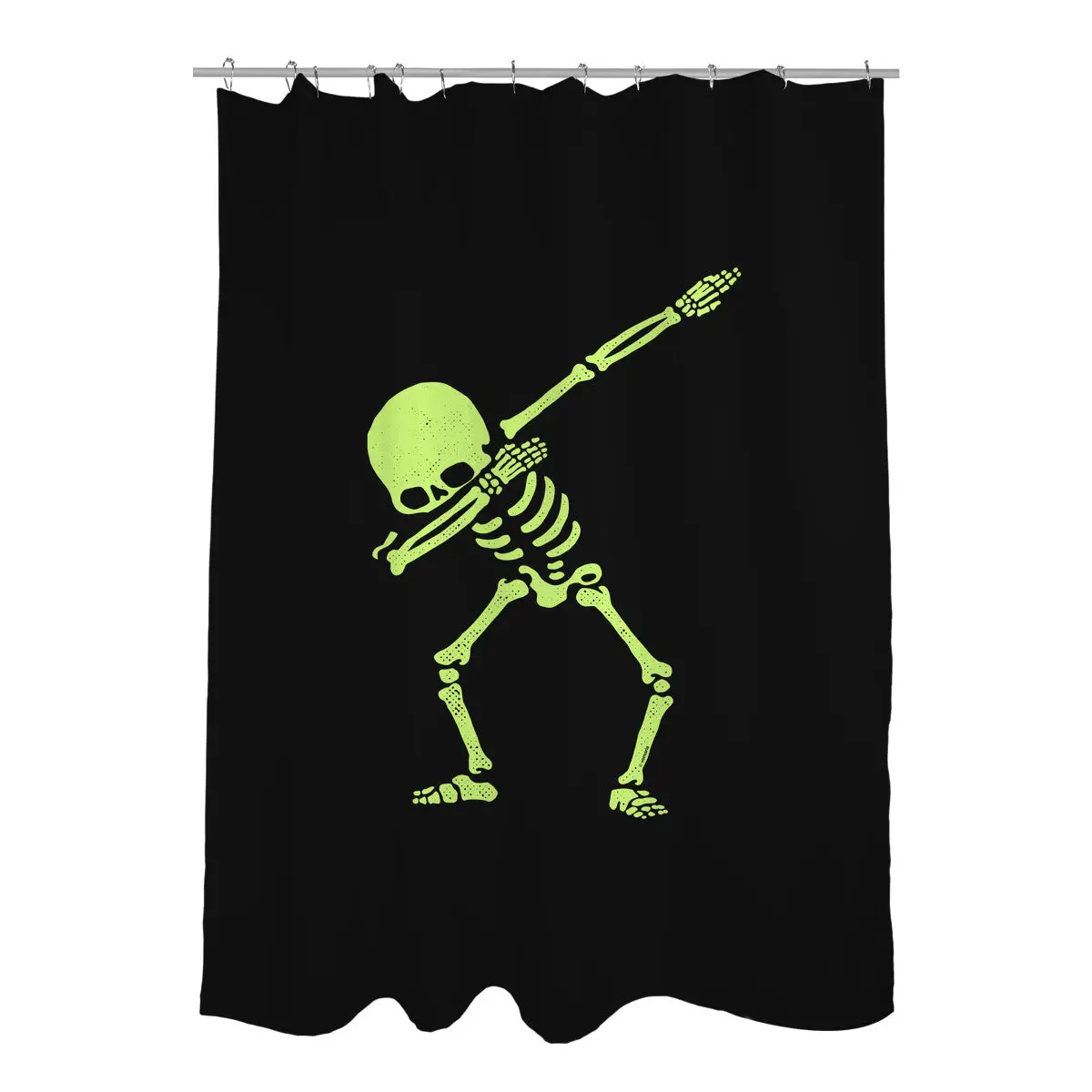 Dabbing Skeleton Shower Curtains