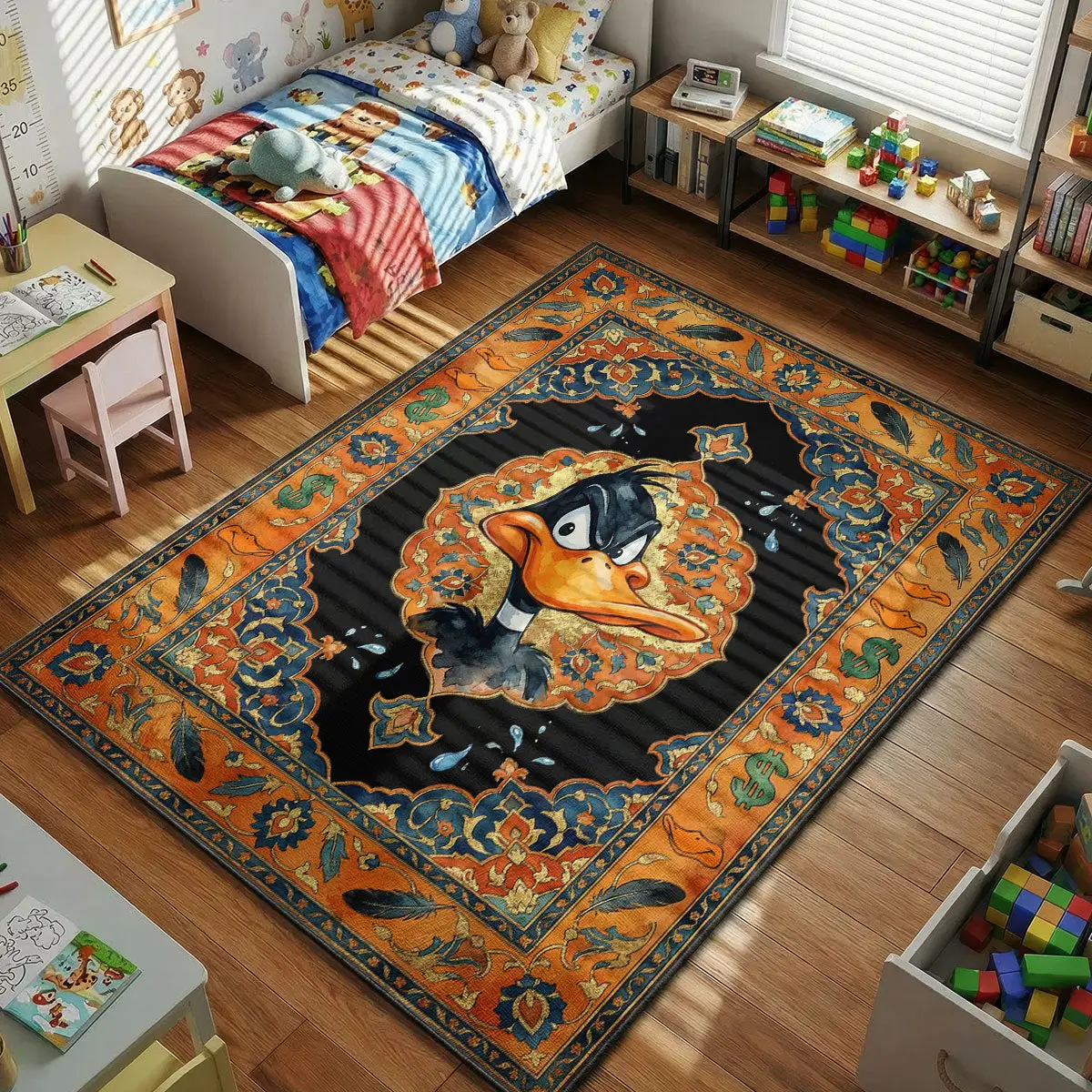 Daffy Duck Classic Cartoon Rug - Kids Mat