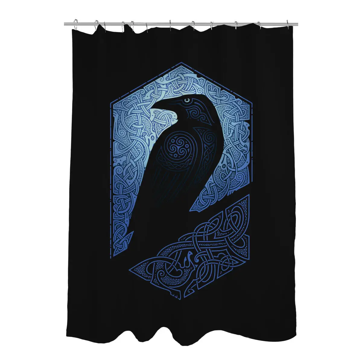 Dark Guardian Shower Curtains
