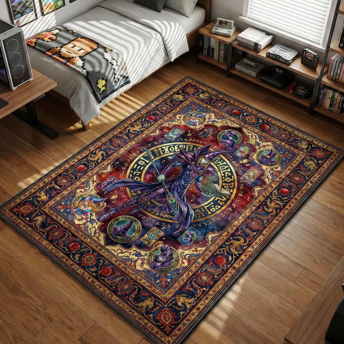 Dark Magician Arcane Circle Rug - Yu-Gi-Oh! Chair Mat
