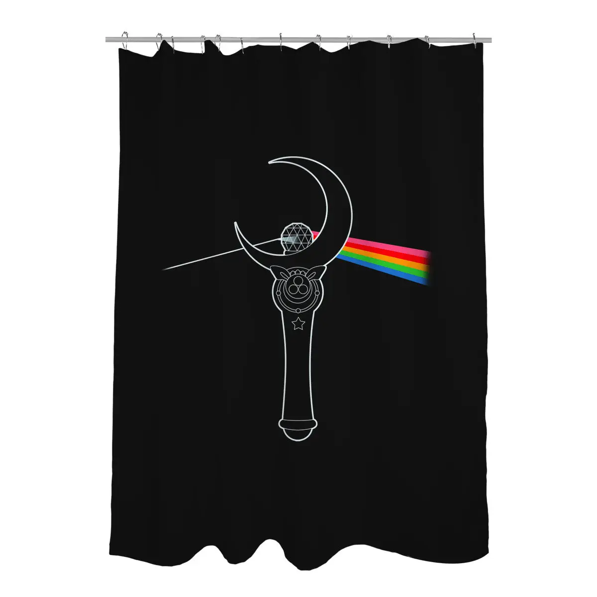 Dark Side Of The Moon Stick Shower Curtains