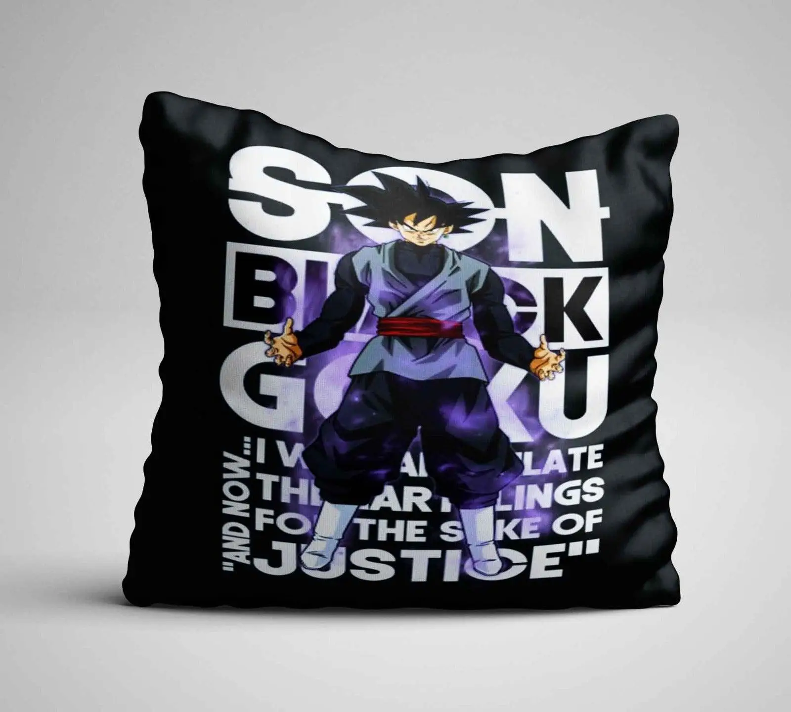 Dark Son Goku Cozy Cushion For Anime Manga DBZ Fans