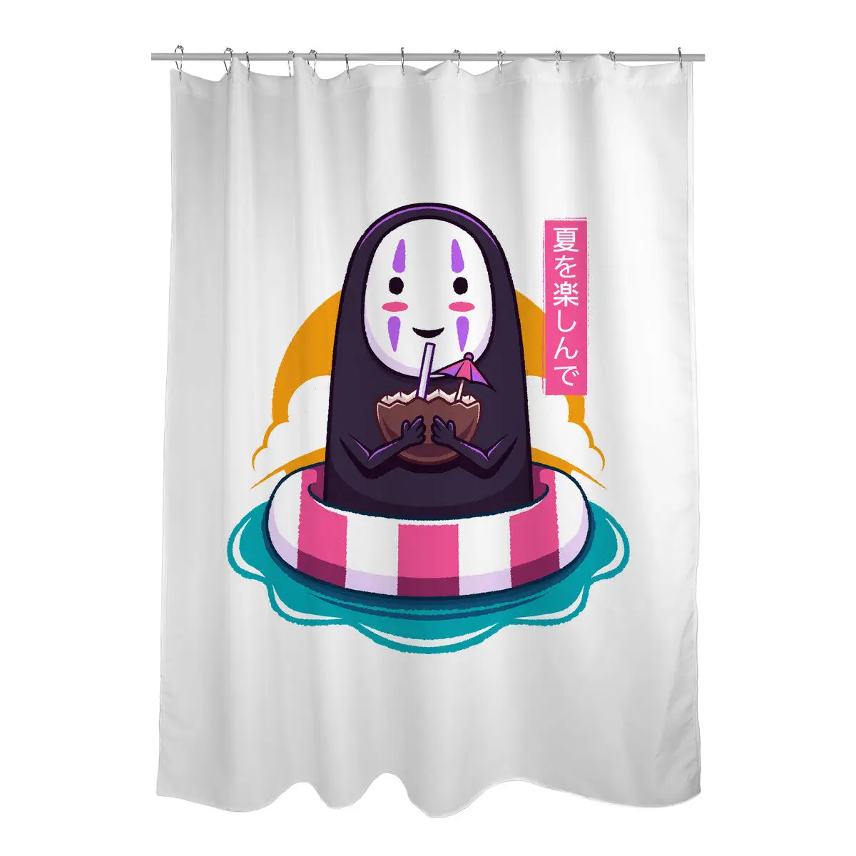 Dark Spirit Summer Shower Curtains