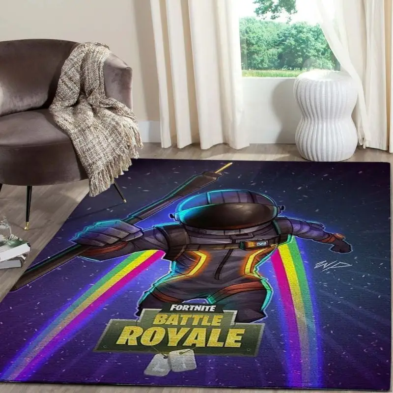 Dark Voyager Of Fortnite Rug Game Bedroom Area Rug