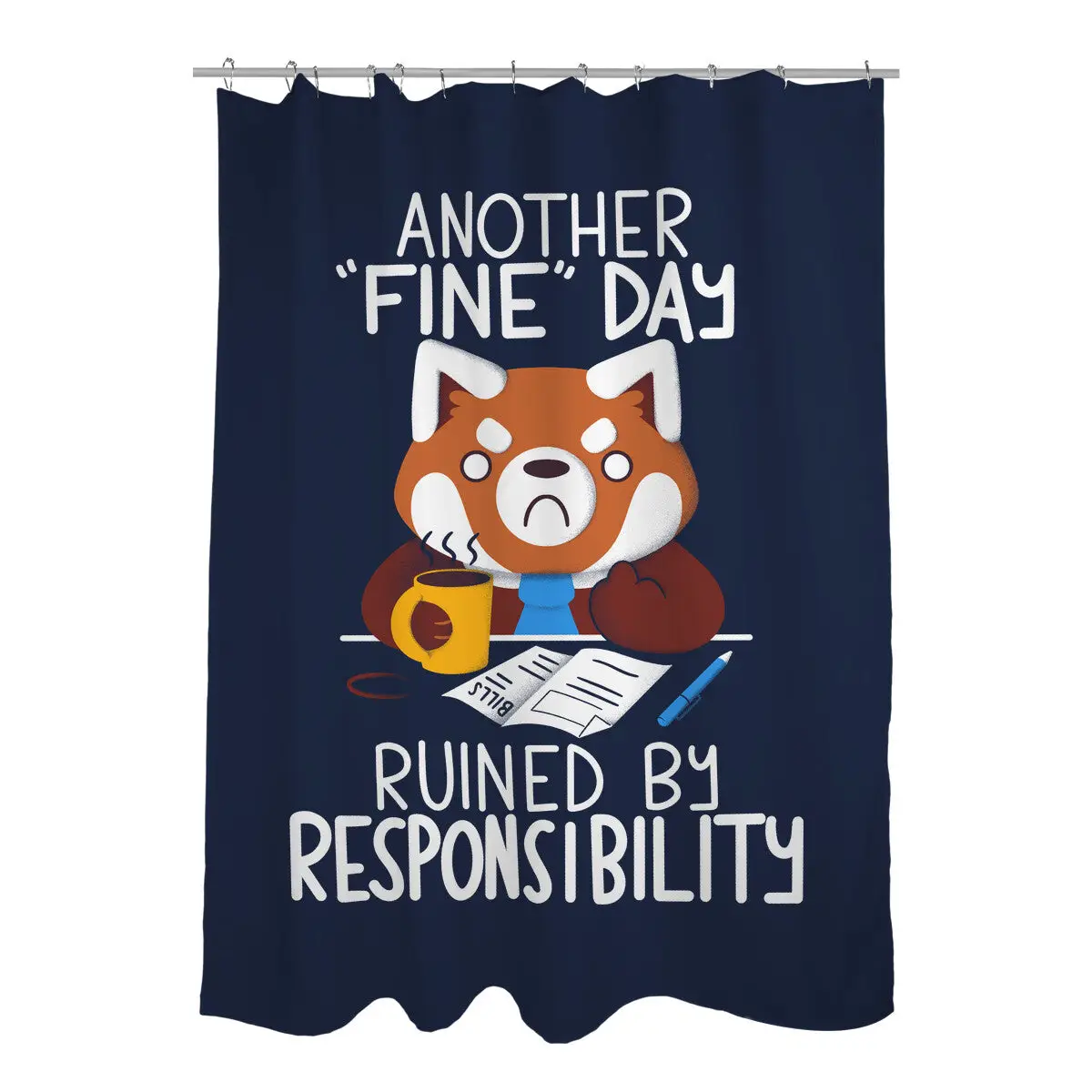 Day Ruined Shower Curtains