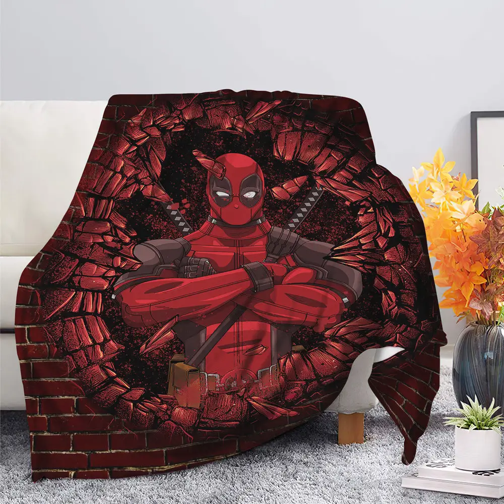 Deadpool Break Wall Style Blanket