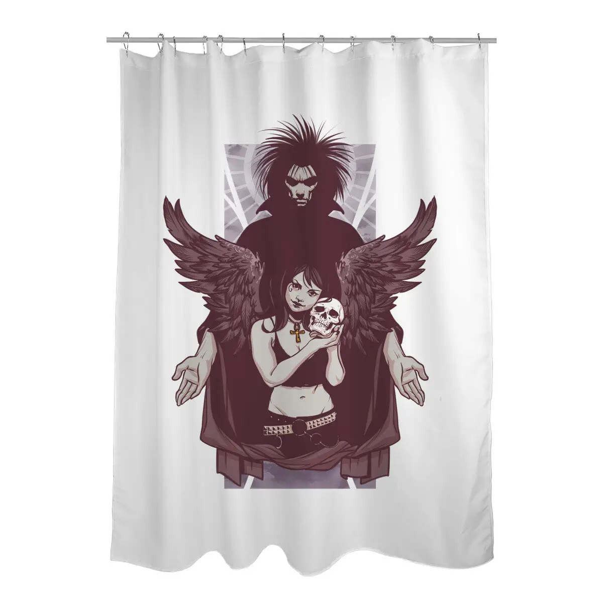 Death and Sandman Shower Curtains