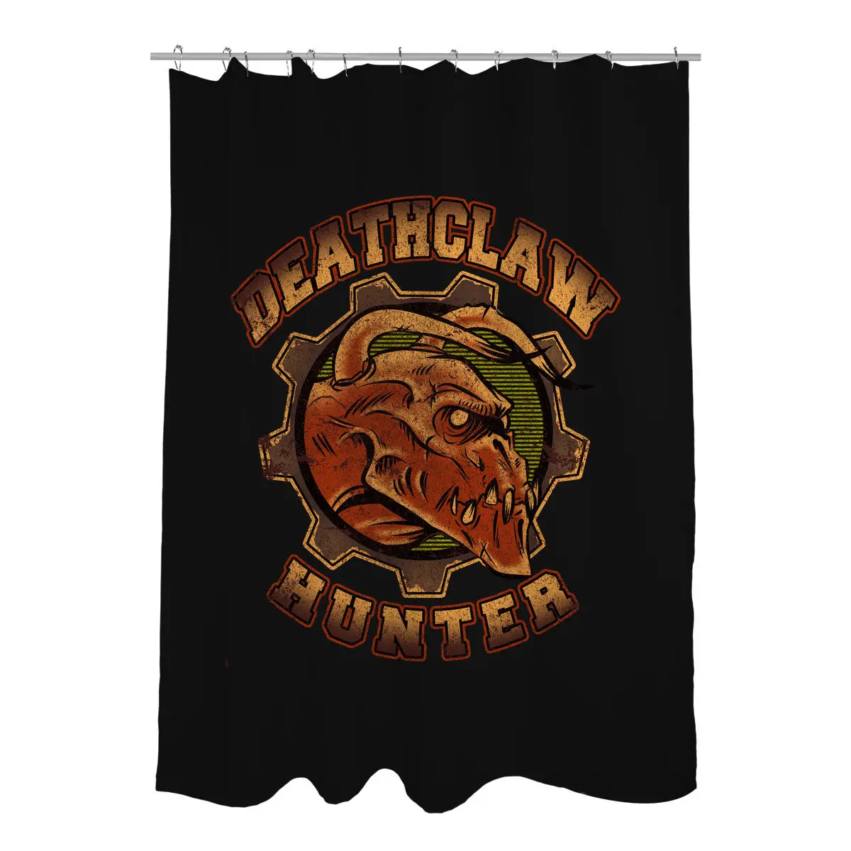 Deathclaw Hunter Shower Curtains