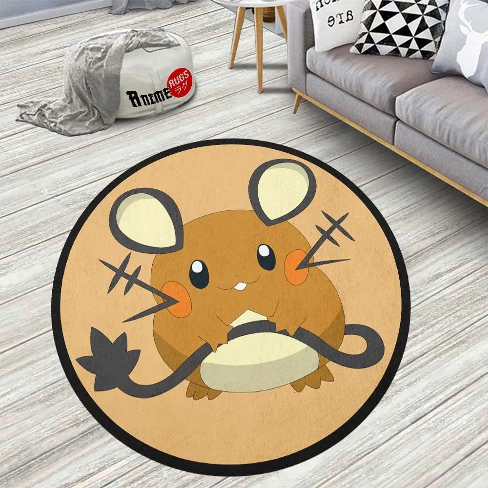 Dedenne Round Rug Custom