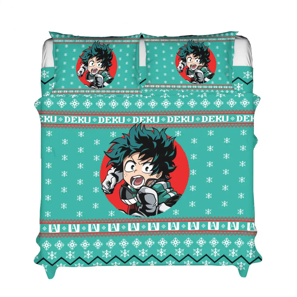 Deku Xmas Polyester Duvet Cover Set