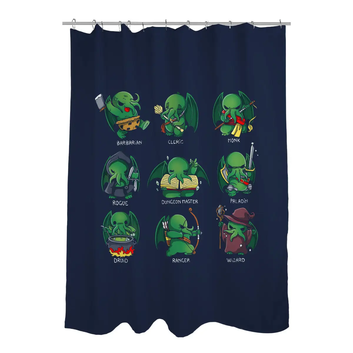 Demon Role Play Shower Curtains