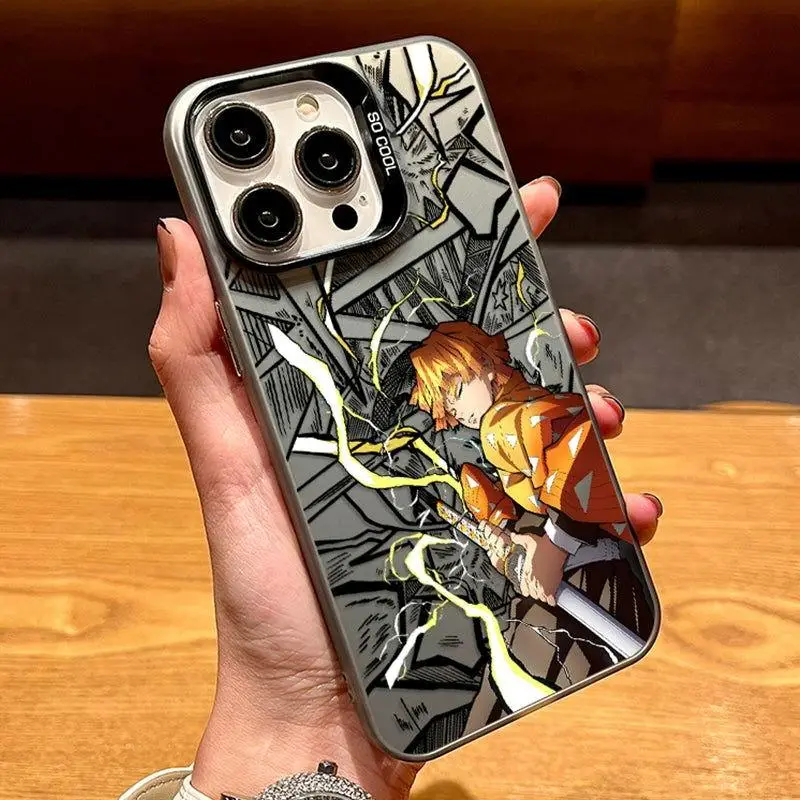 Demon Slayer Agatsuma Zenitsu Matte Phone Case