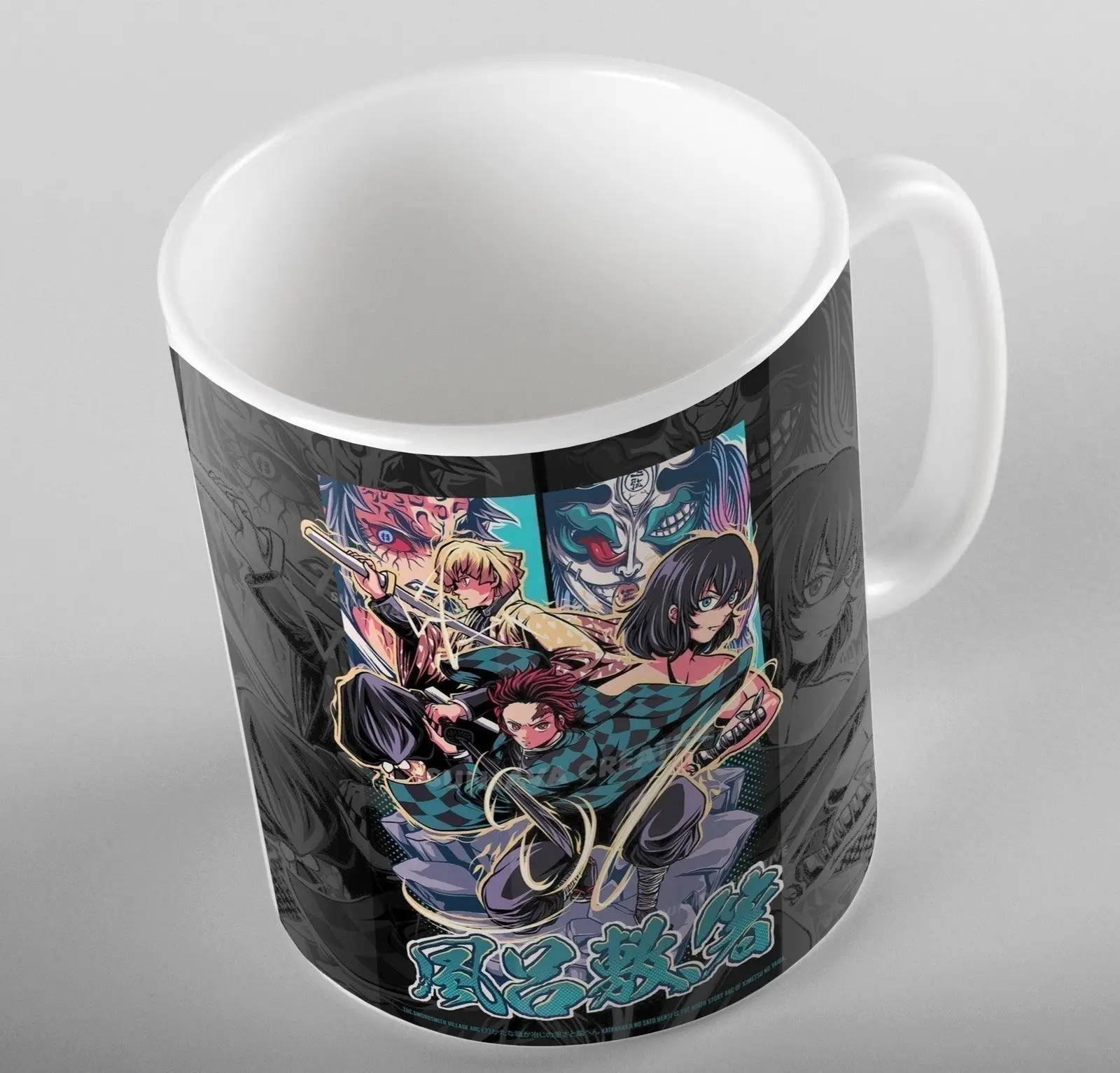 Demon Slayer Ceramic Mug For Anime Fans