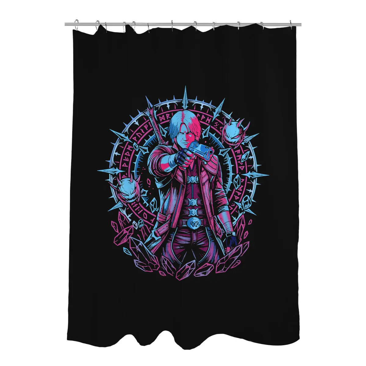 Demons Cry Too Shower Curtains