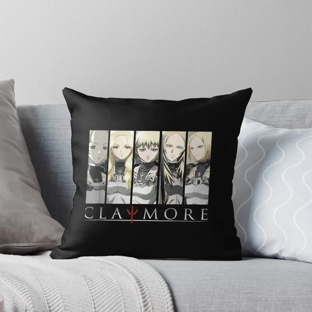 Deneve Claymore Vintage Outfit Throw Pillow