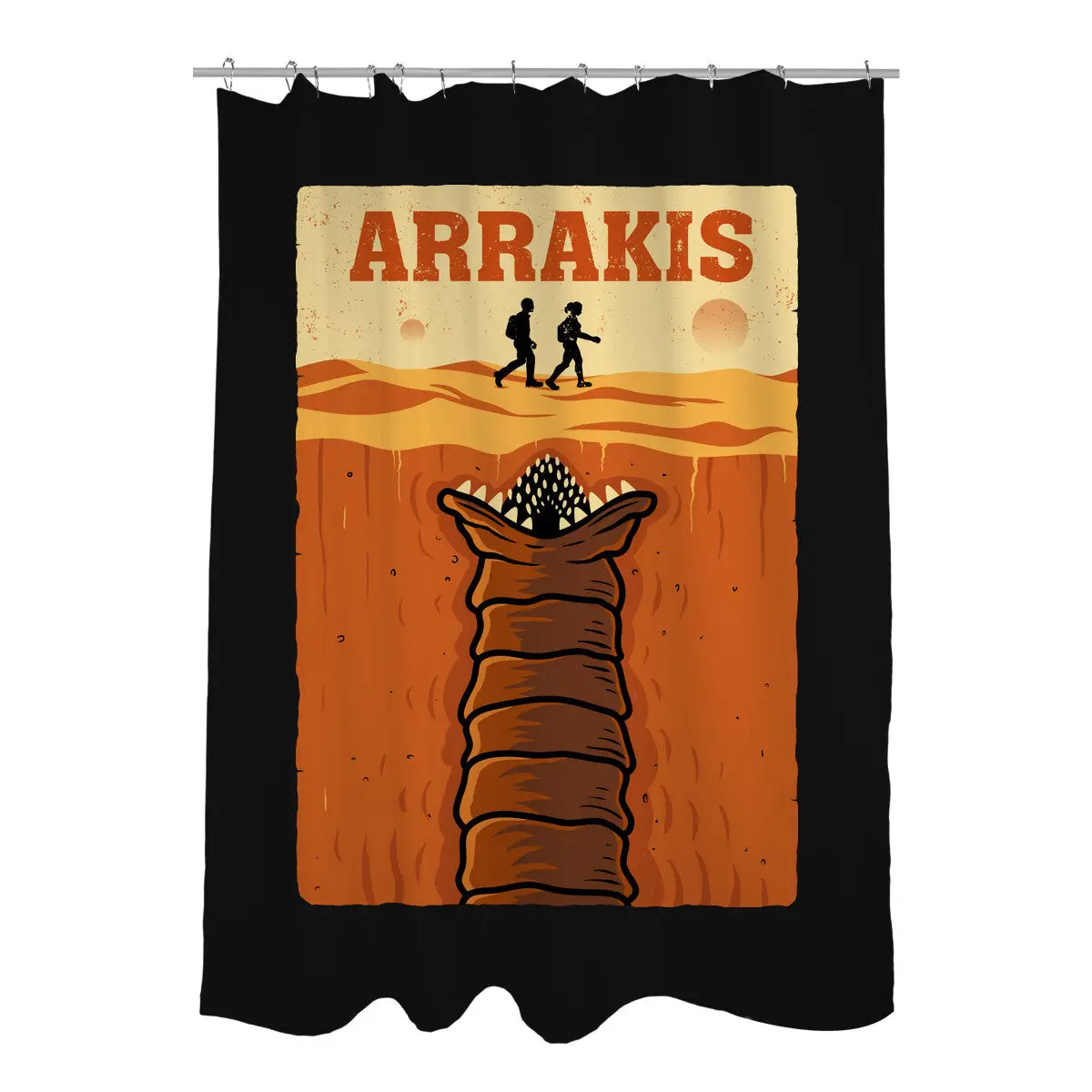 Desert Attack Arrakis Shower Curtains