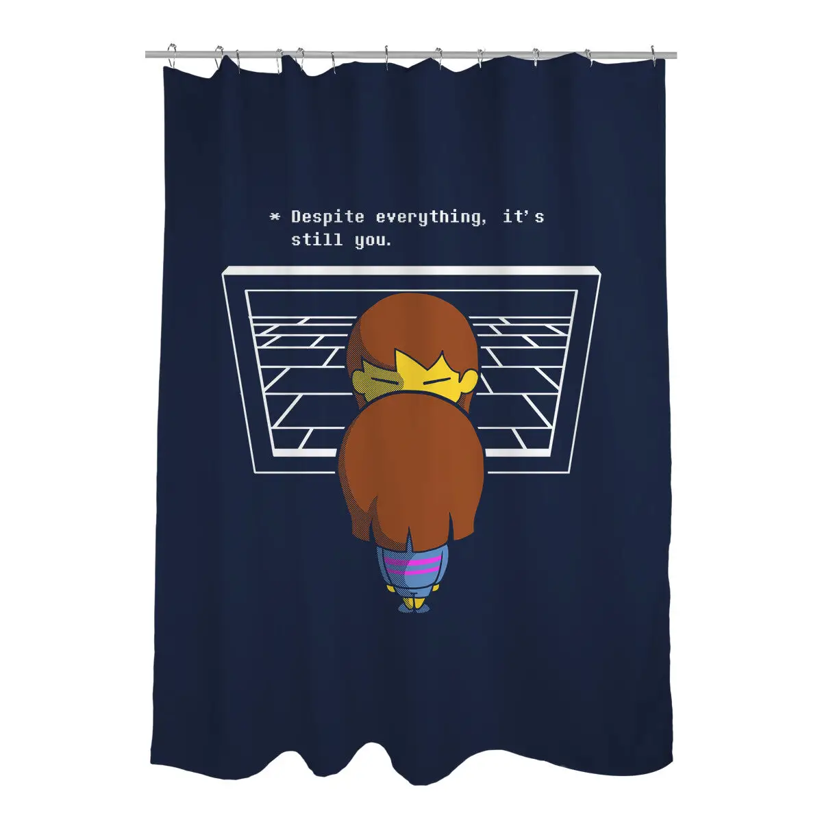 Despite Everything Shower Curtains