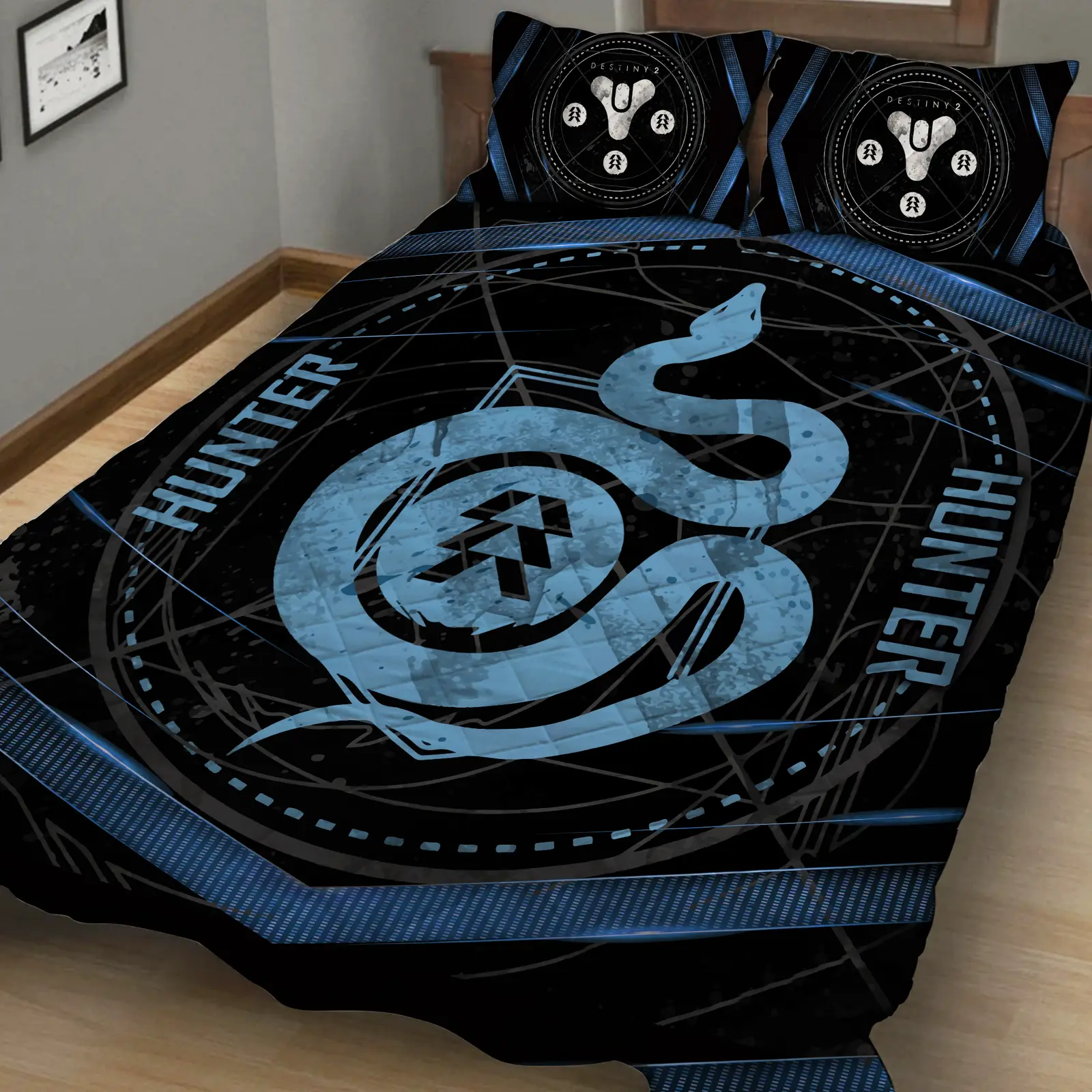 Destiny 2 Hunter  3D Quilt Set
