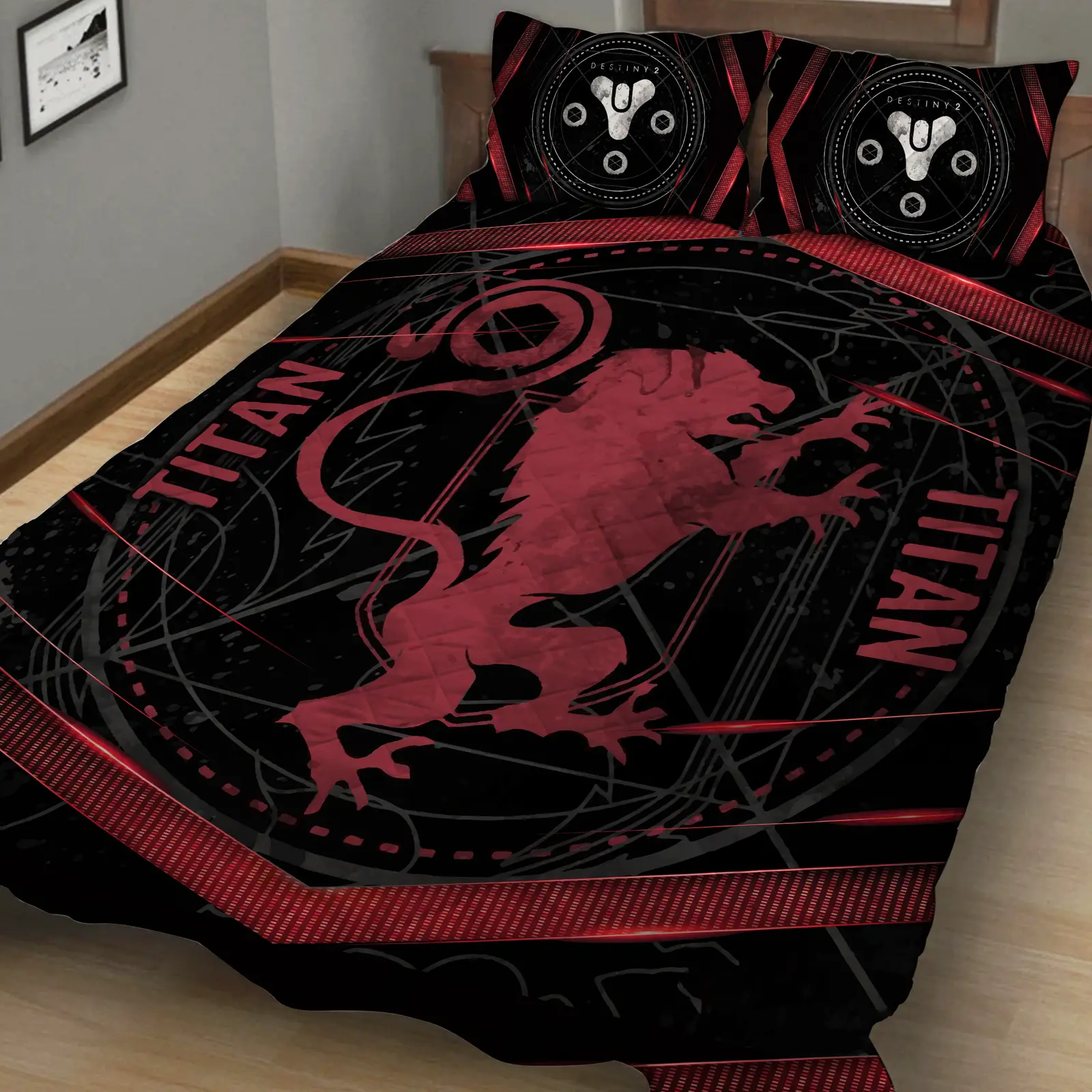 Destiny 2 Titan  3D Quilt Set