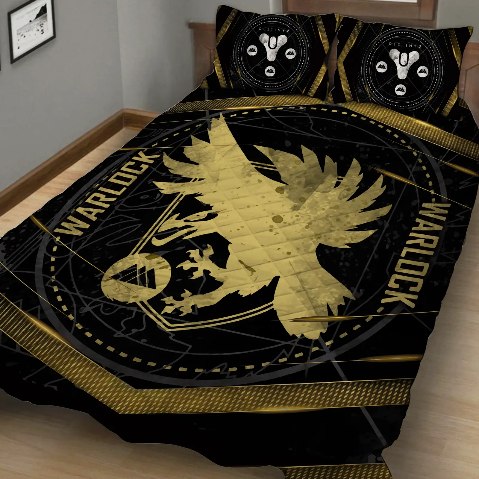 Destiny 2 Warlock  3D Quilt Set