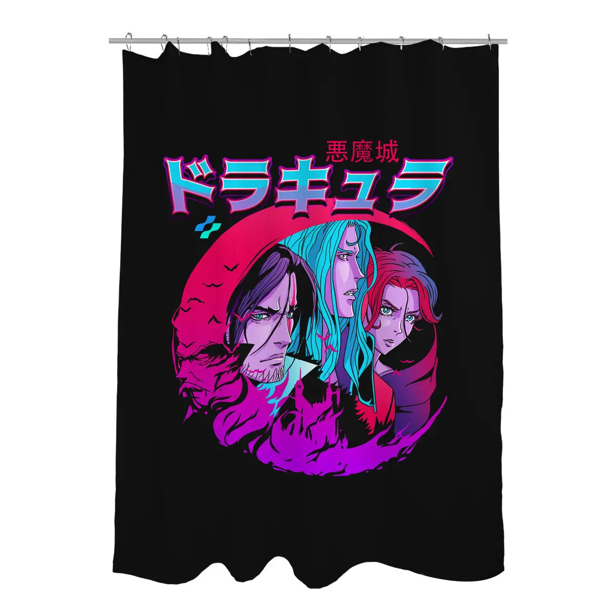 Devil's Castle Shower Curtains
