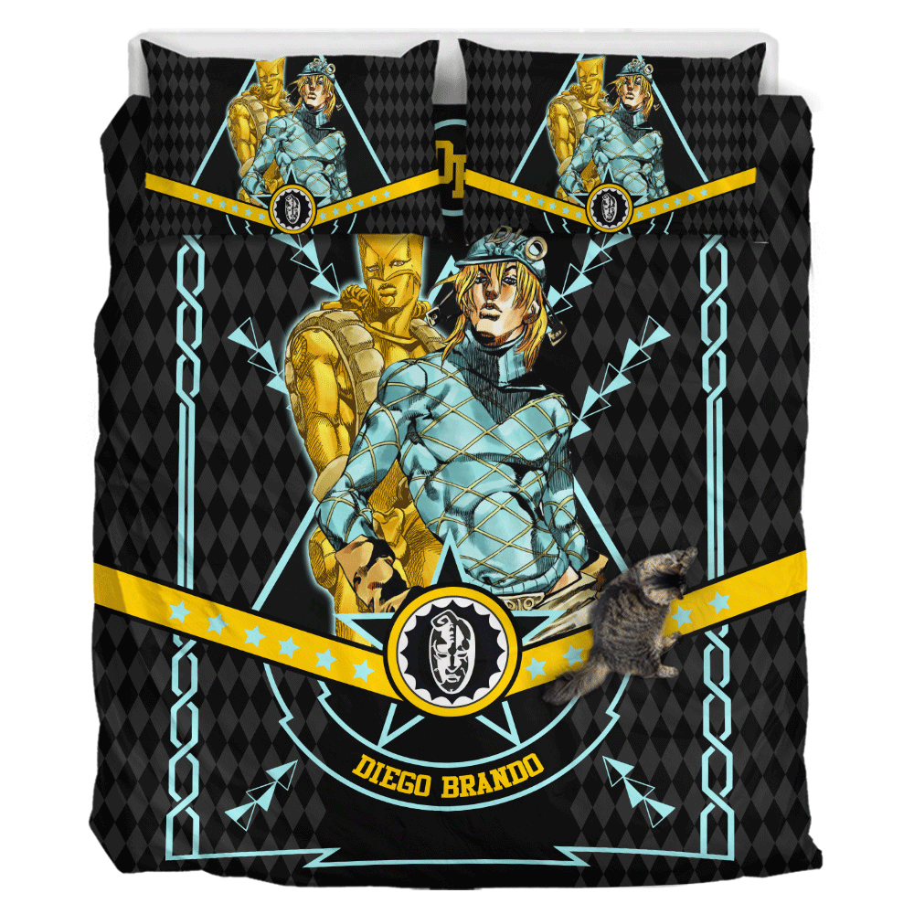 Diego Brando Custom Anime Bedding Set