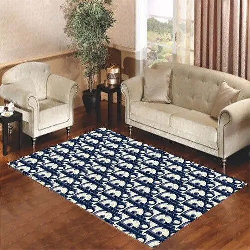 Dior Addict Logo Background Area Carpet Rugs