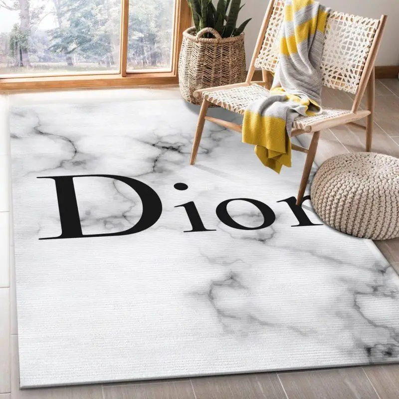 Dior Stone Background Area Carpet Rug