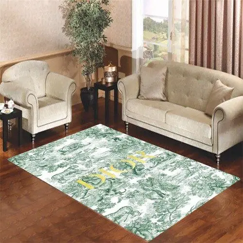 Dior Wallpaper Area Carpet Rug For Living Room