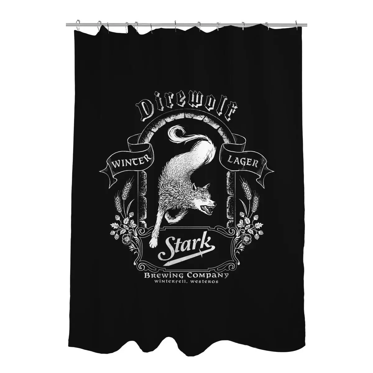 Dire Brew Shower Curtains