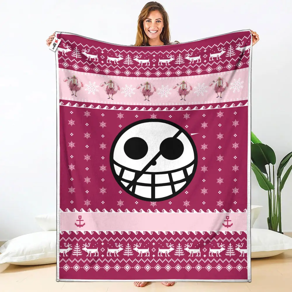 Donquixote Doflamingo Blanket Ugly Christmas Symbol Anime