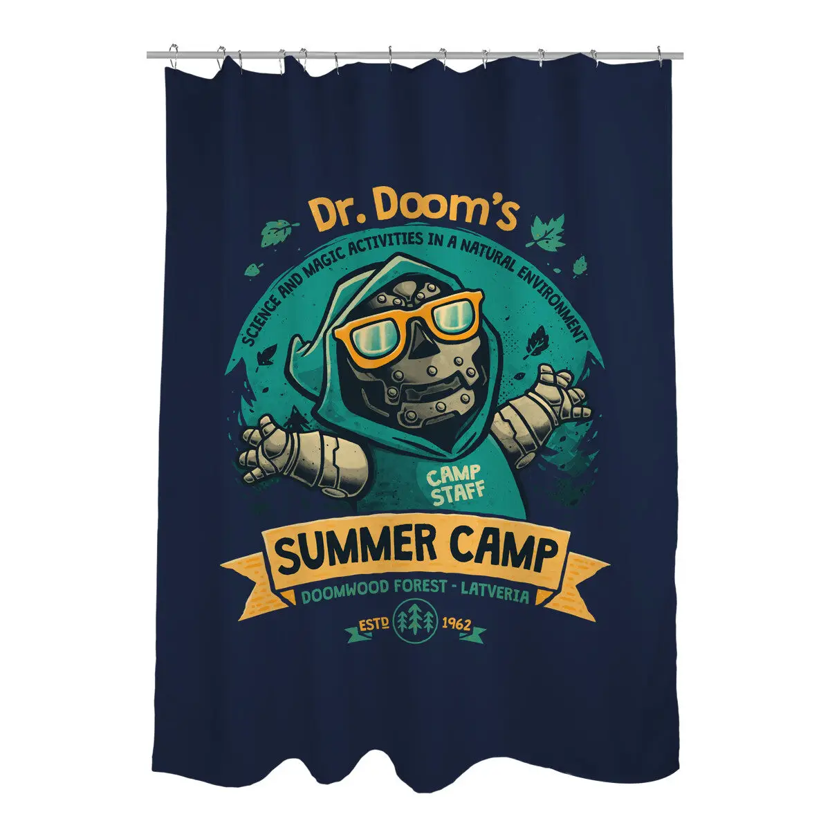 Doom Summer Camp Shower Curtains