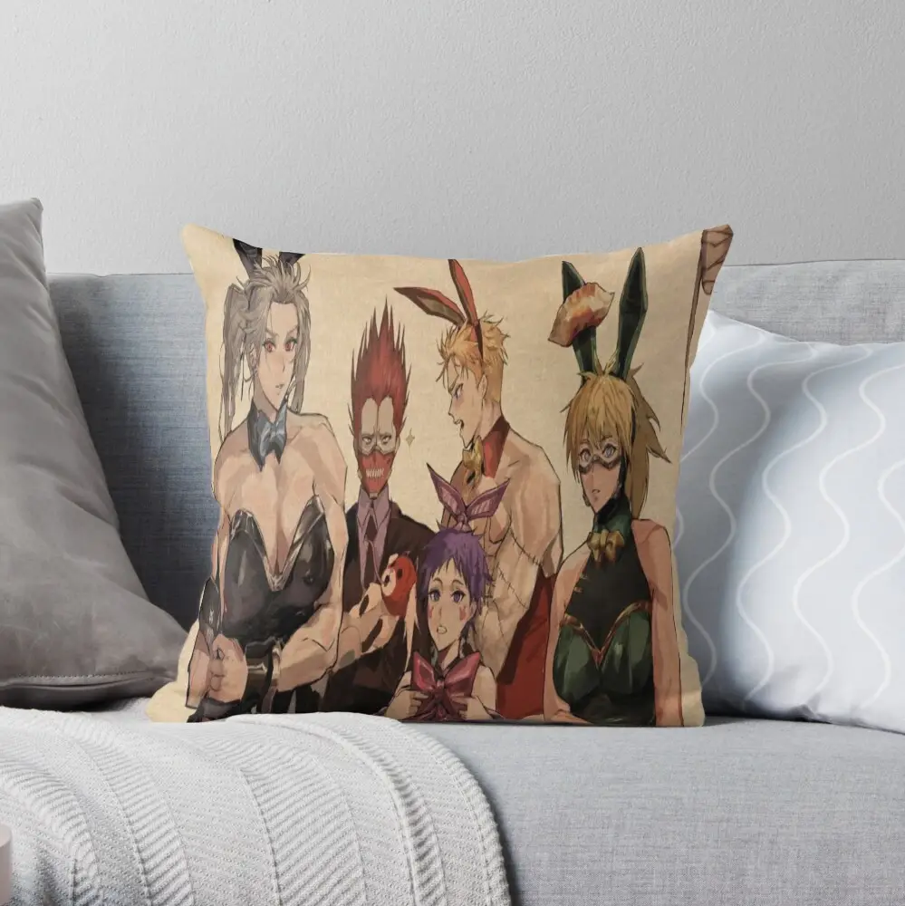 Dorohedoro Best Friends Throw Pillow