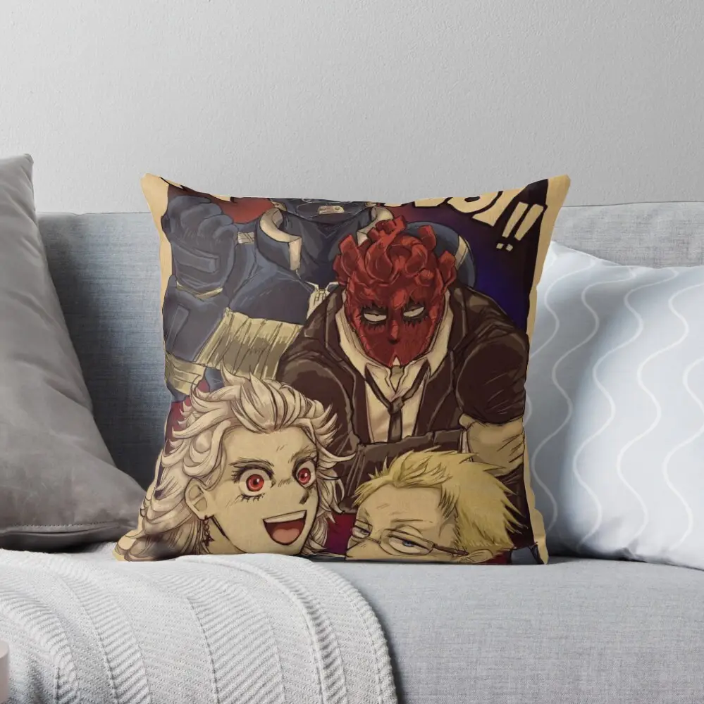 Dorohedoro Gyoza Fairy Caiman Throw Pillow