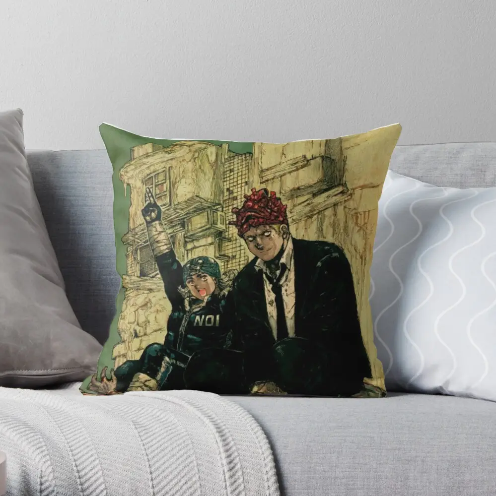 Dorohedoro Nikaido From Throw Pillow