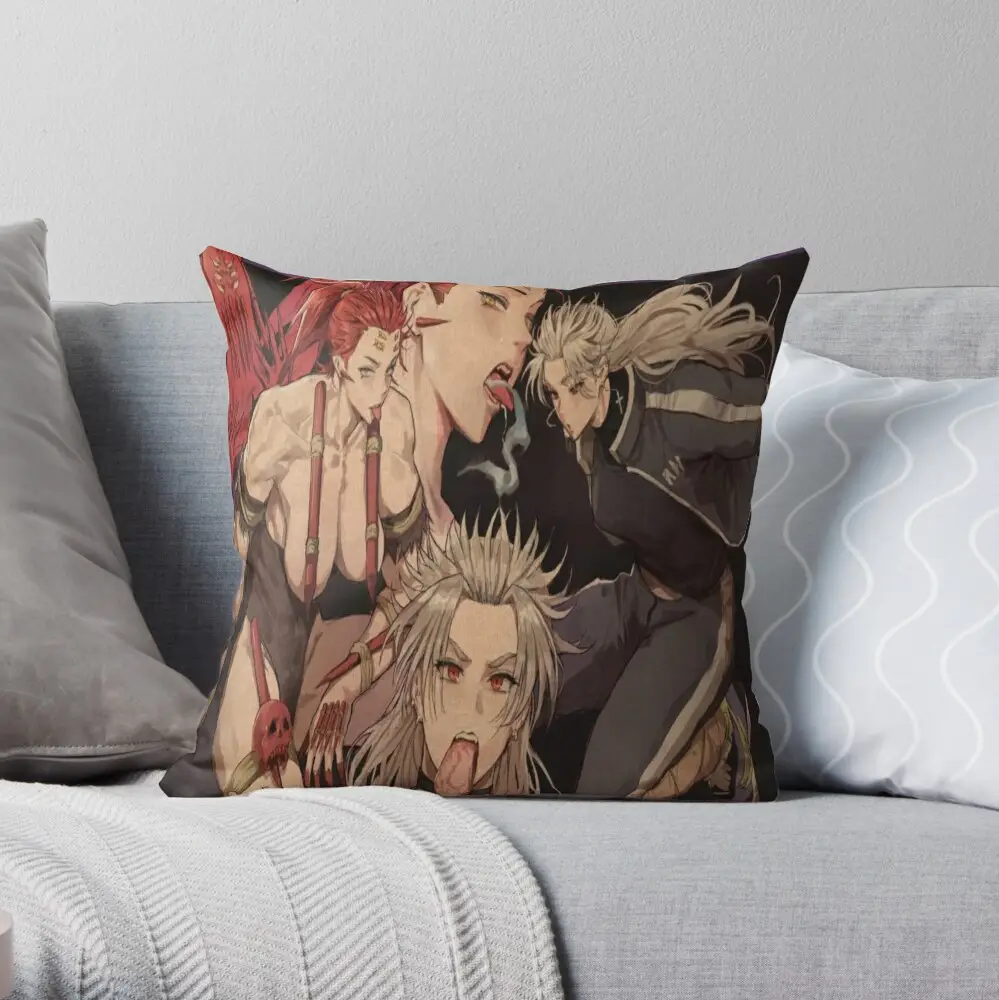 Dorohedoro Obstacles Manga Anime Throw Pillow