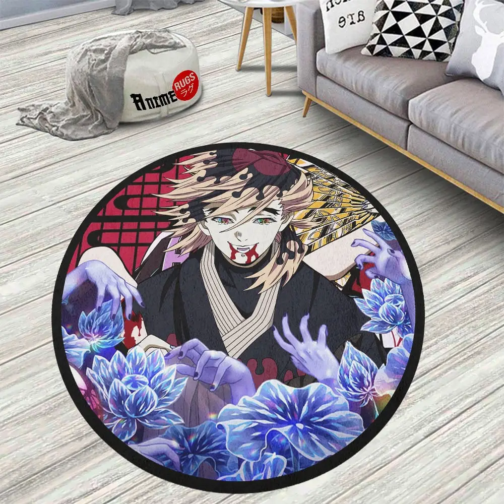 Douma Skid-Proof Round Rug