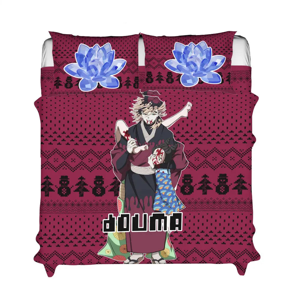 Douma Xmas Polyester Duvet Cover Set