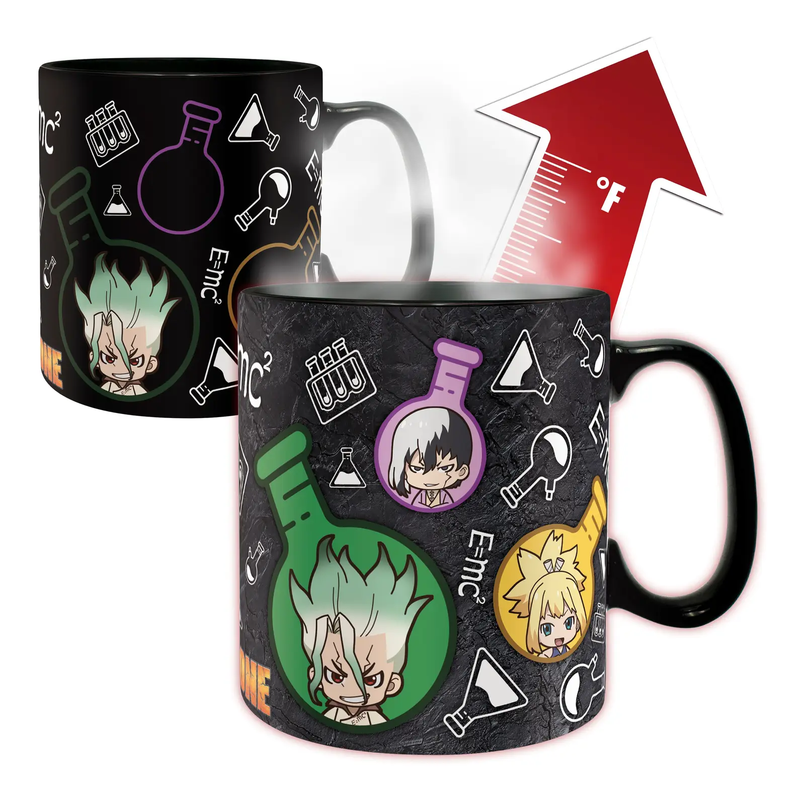 Dr. Stone Chibi Formula Heat-Change Ceramic Color Mug