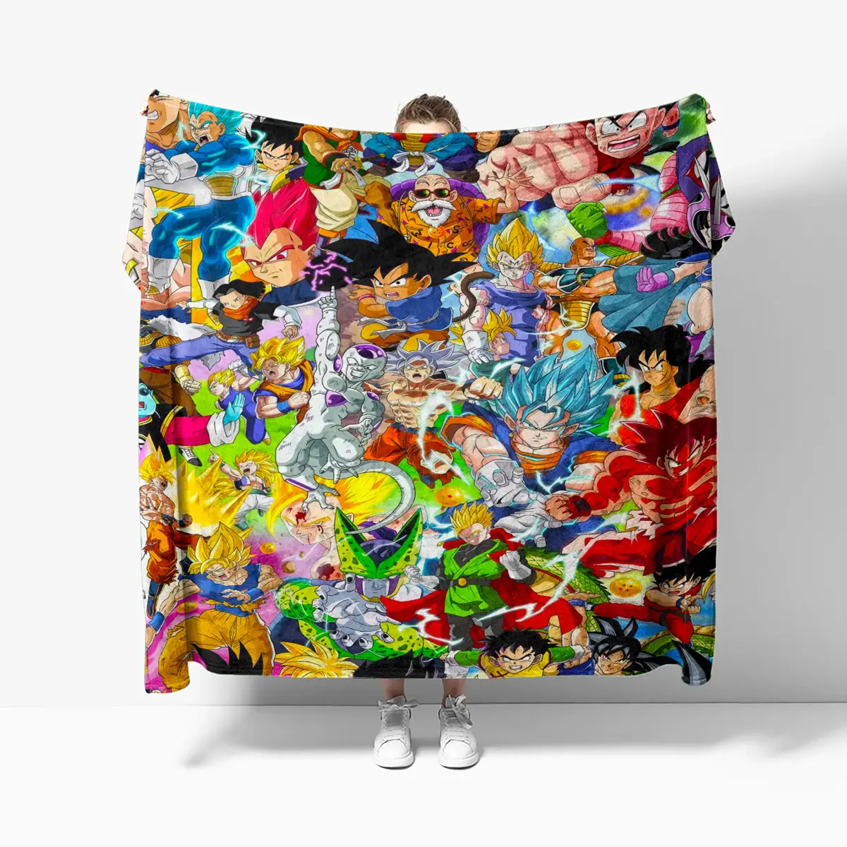 Dragon Ball All Characters Anime Fleece Blanket