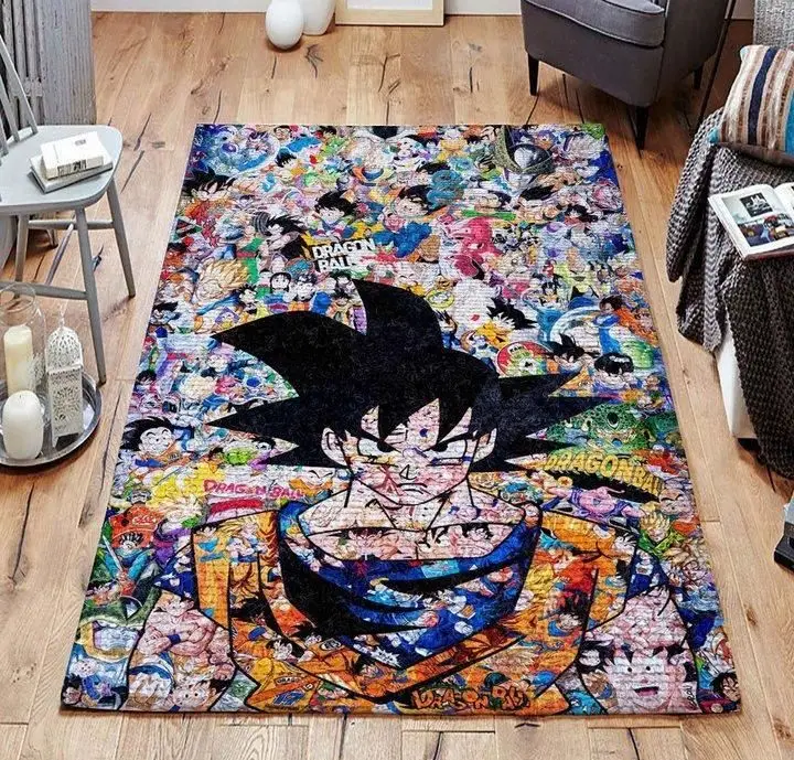 Dragon Ball Area Rug Carpet For Living Room
