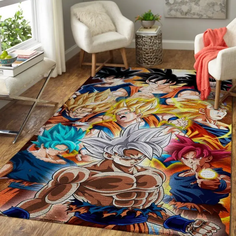 Dragon Ball Area Rug Carpet For Living Room Home Decor