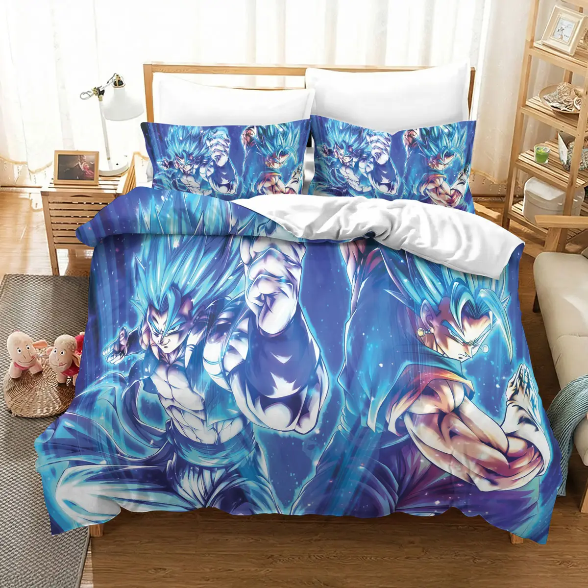 Dragon Ball Gogeta Super Saiyan Blue Bedding Set