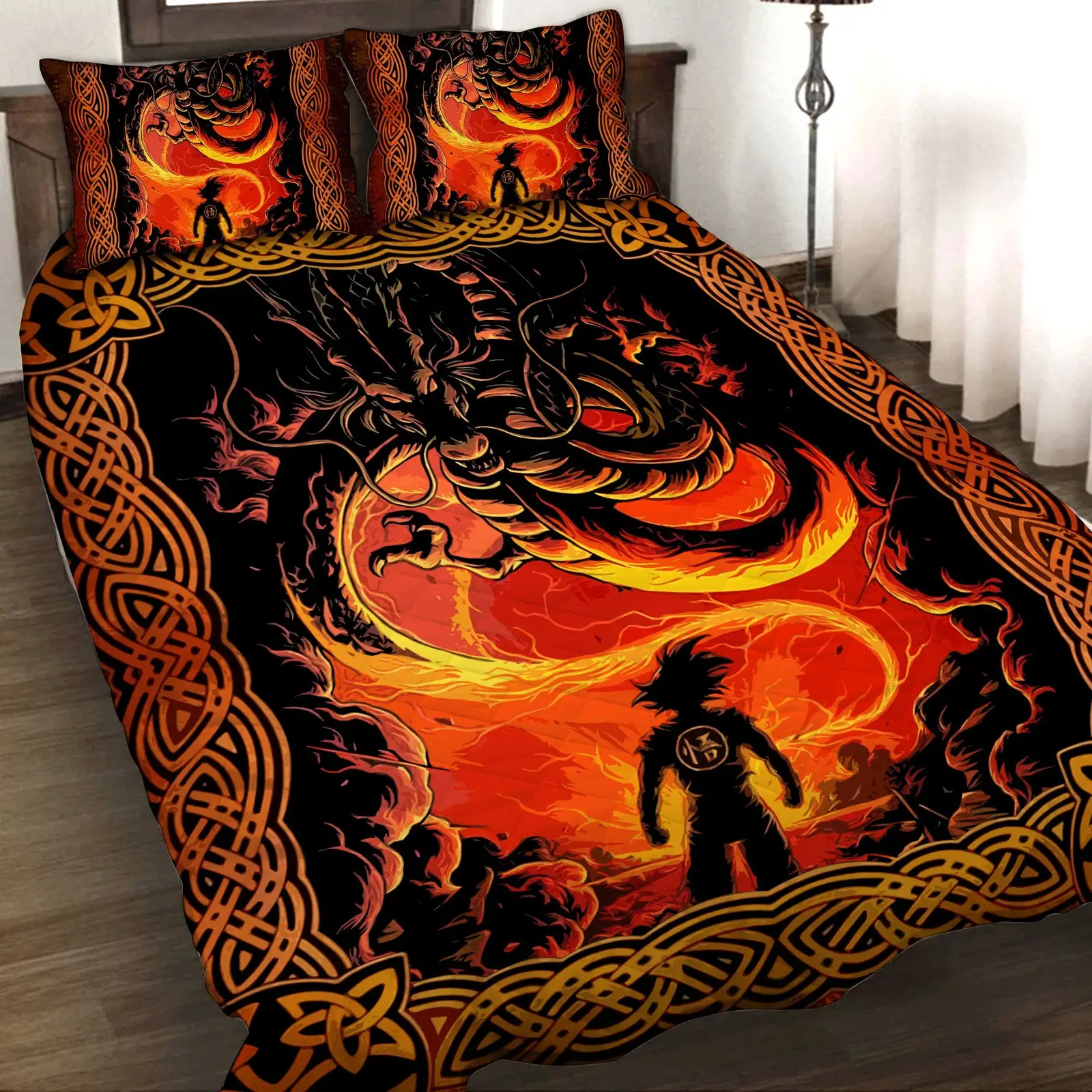 Dragon Ball Goku 3D Quilt Set