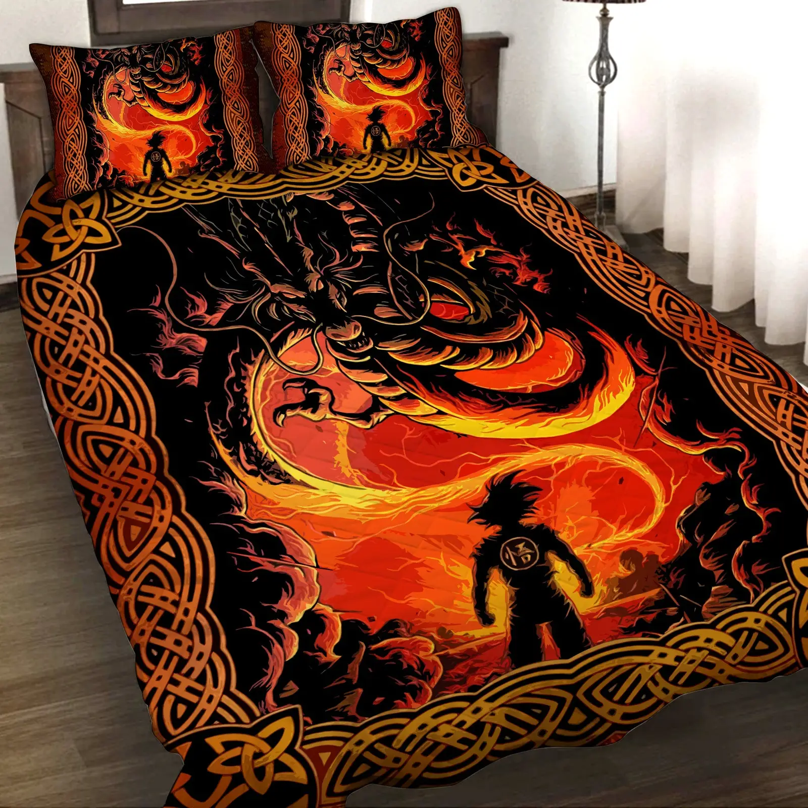 Dragon Ball Goku 3D Quilt Set