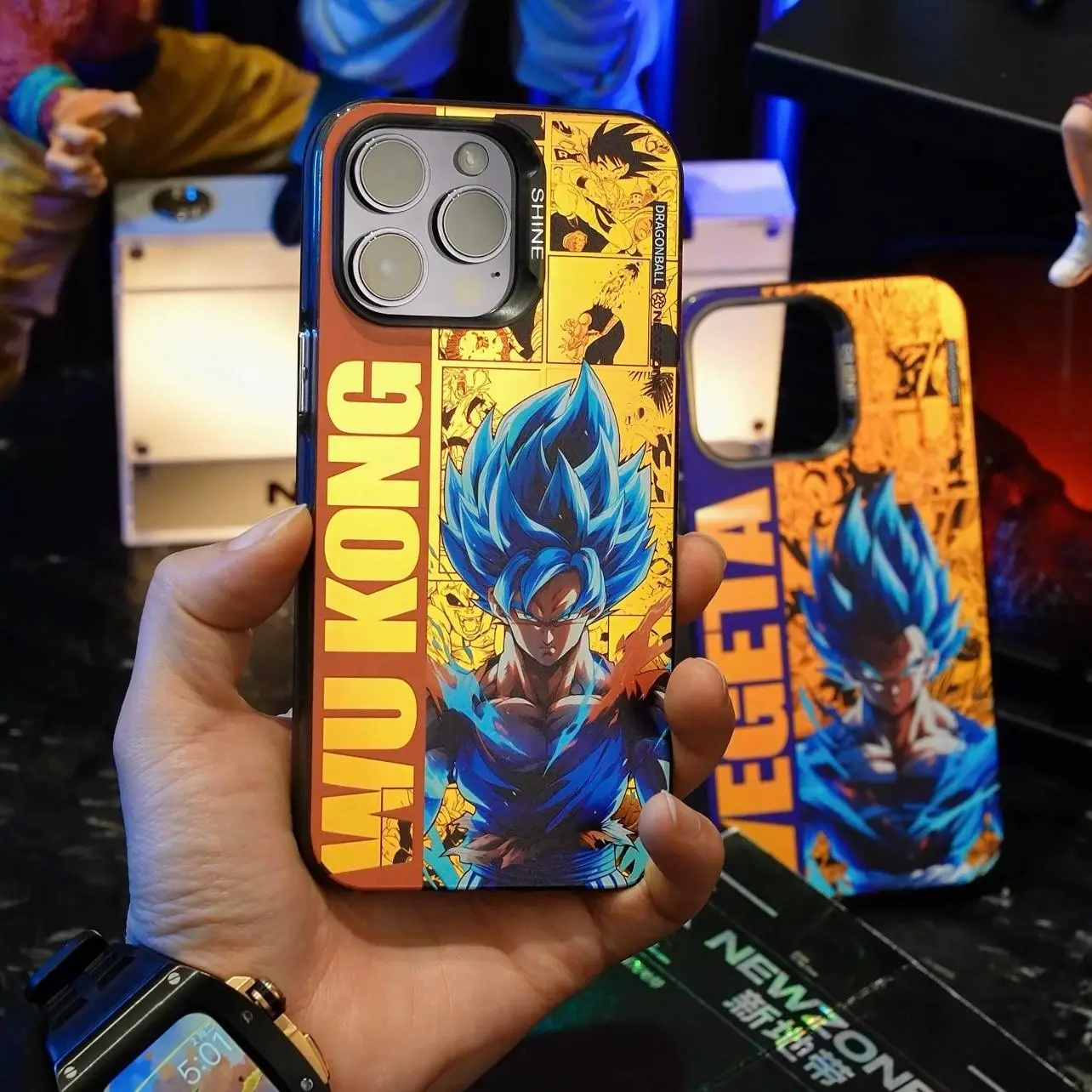 Dragon Ball Super Saiyan Blue Goku Vegeta Phone Case