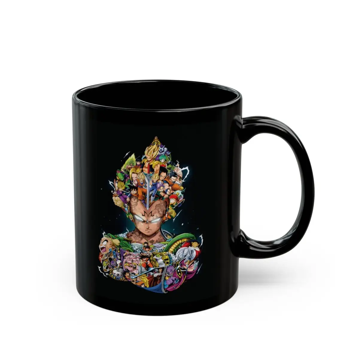 Dragon Ball Vegeta Mug 11oz Black