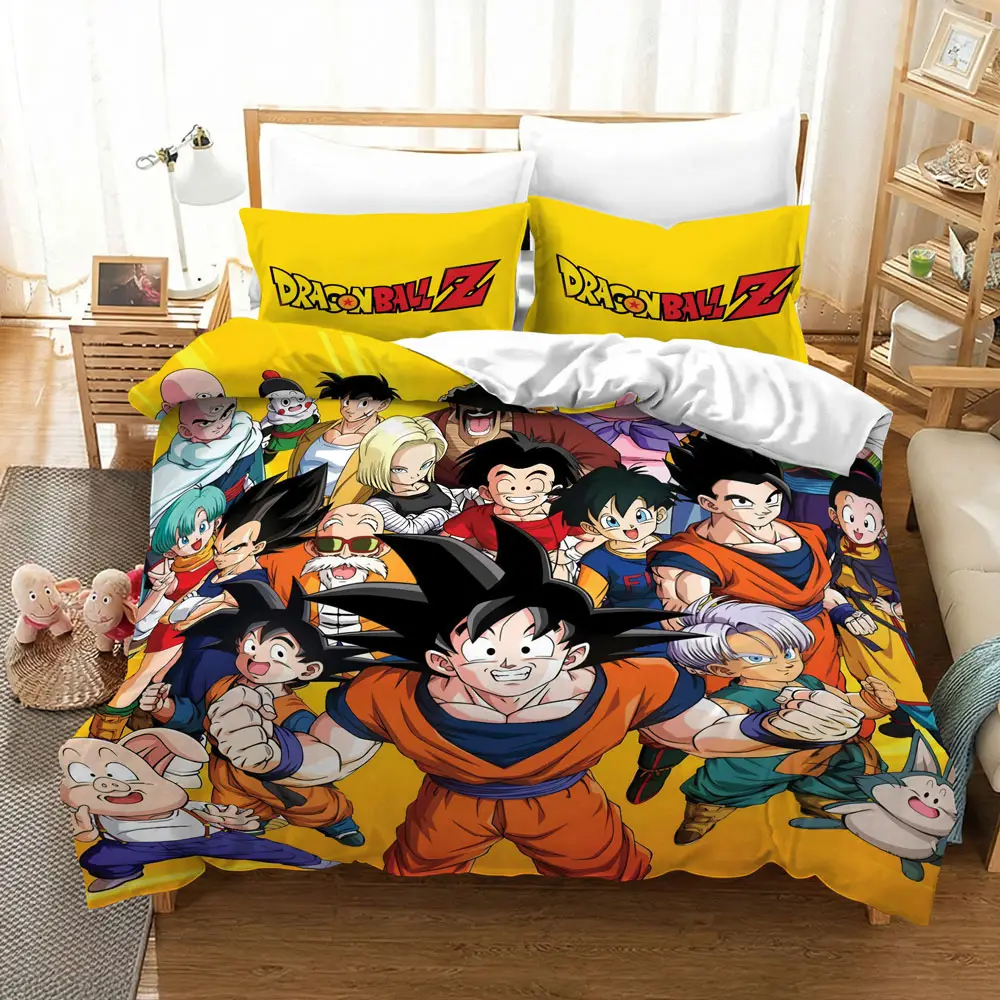 Dragon Ball Z Team Goku Anime Bedding Set